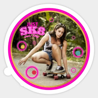 Just Skate On By Sticker